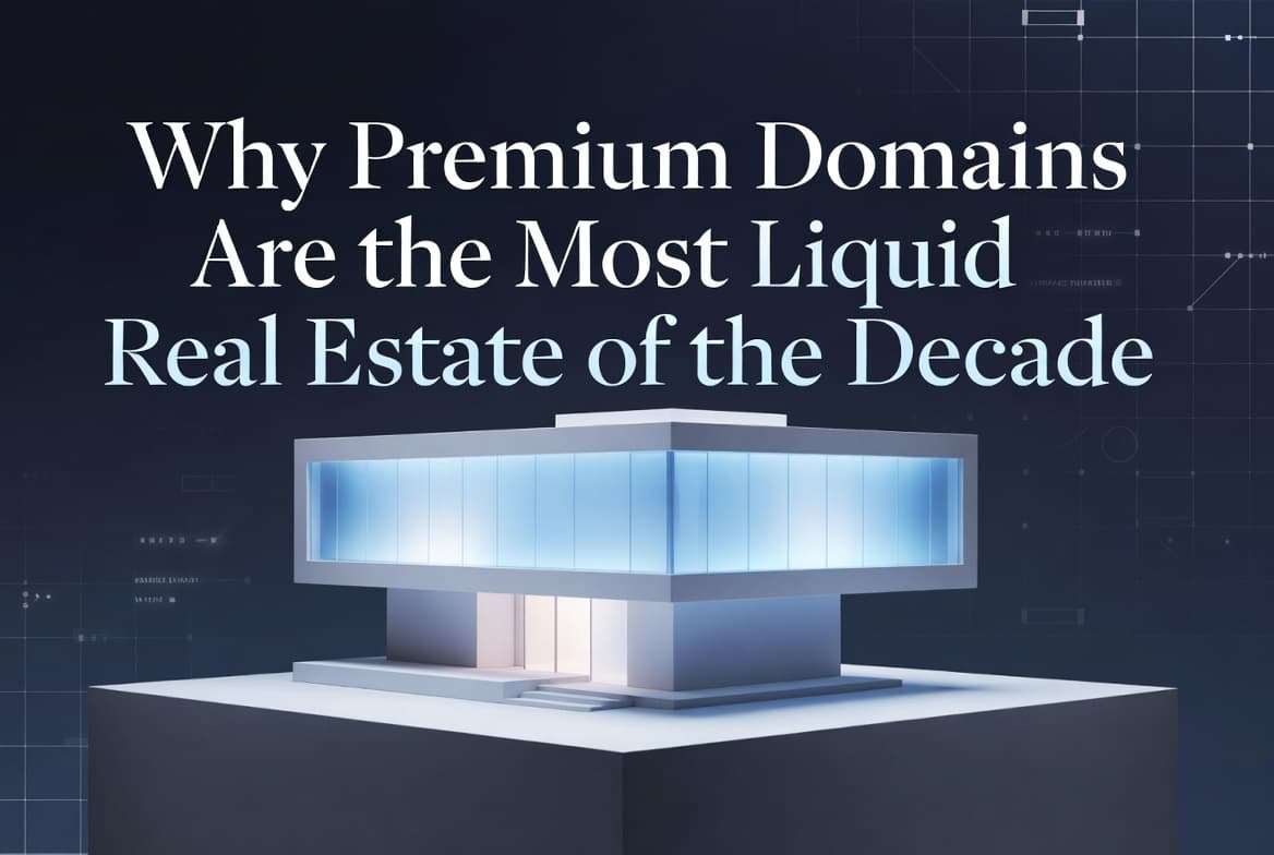 Why Premium Domains Are the Most Liquid Real Estate of the Decade
